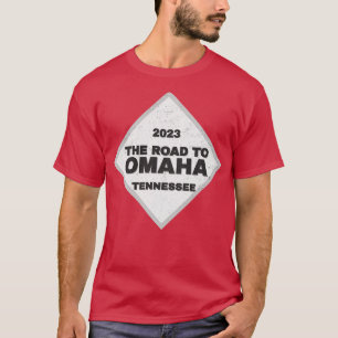 T-shirt Tennessee Road To Omaha College Baseball CWS 2023