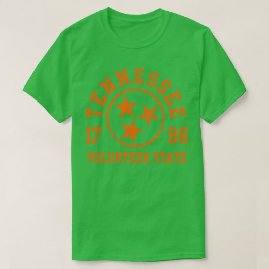 T-shirt Tennessee Volunteer State 1796 (Design devant)