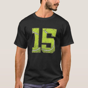 T-shirt Tennis 15e anniversaire garçon fille Quinze 15 ans