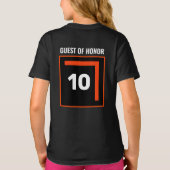 T-shirt Tennis Anniversaire Invité D'Honneur (Dos)