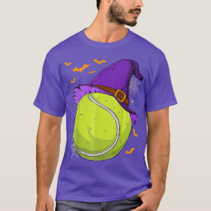 T-shirt Tennis Ball sorcière Casquette Halloween Costume E