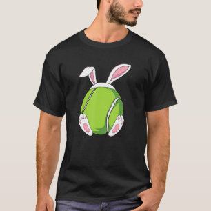 T-shirt Tennis Bunny Ears Drôle Pâques Tennis Bunny Pâques