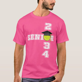 T-shirt Tennis Class Of 2034 School Graduation Senior 2034