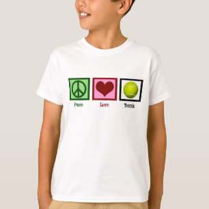 T-shirt Tennis d'amour de paix