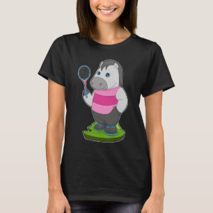 T-shirt Tennis de cheval Raquette de tennis