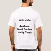 T-shirt Tennis de John John (Dos)