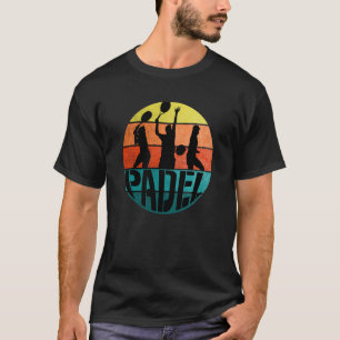 T-shirt Tennis de padel Raquette Balle Vintage 7