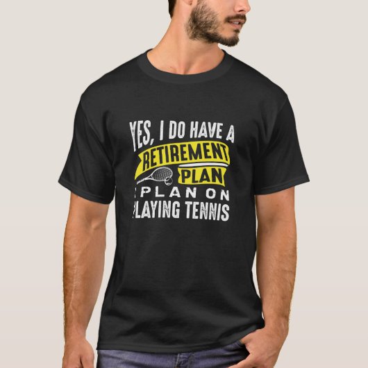 T-shirt Tennis de retraite (Devant)