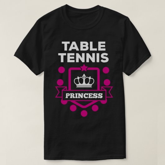 T-shirt Tennis de table blanc (Design devant)