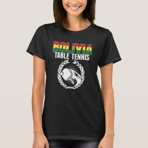 T-shirt Tennis de table bolivien Supporter de ping-pong