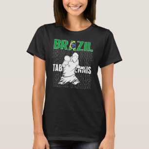 T-shirt Tennis de table brésilien Soutenez le tennis de t