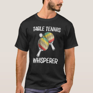 T-shirt Tennis De Table Pour Hommes Femmes Ping Pong Ball