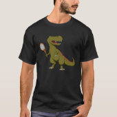 T-shirt Tennis Dinosaur T Rex avec Racket Tyrannosaurus Di (Devant)