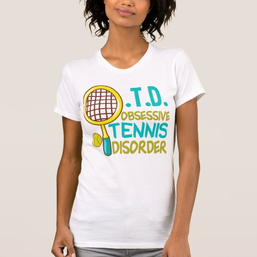 T-shirt Tennis drôle (Devant)