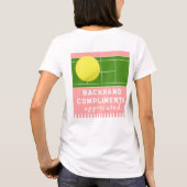 T-shirt Tennis drôle (Dos)