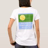 T-shirt Tennis drôle (Dos)