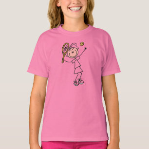 T-shirt Tennis-fille trois