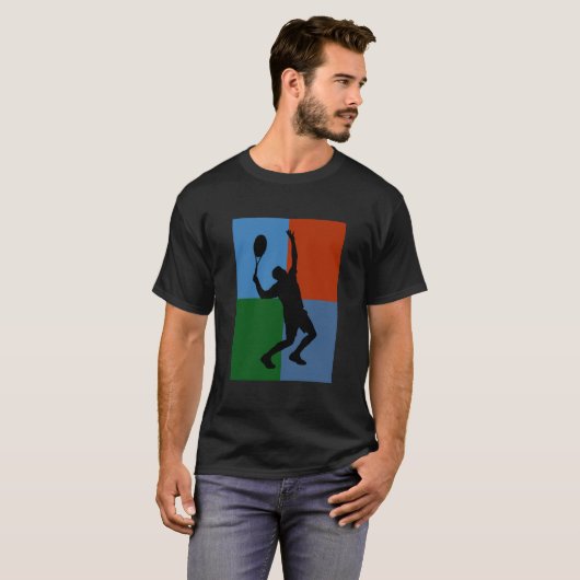 T-shirt Tennis Grand Slam Courts Sert (Devant entier)