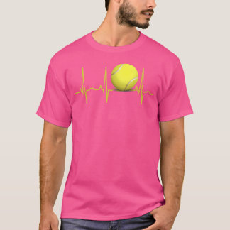 T-shirt Tennis Heartbea Tennis Pour Les Joueurs Entraîneur
