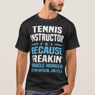 T-shirt Tennis Instructeur tasse papillons