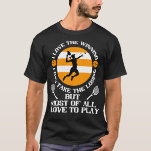 T-shirt Tennis J'Aime Gagner J'Aime Jouer