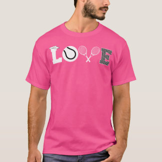 T-shirt Tennis Love Tennis Fan Tennis Lecteur Tennis Lover