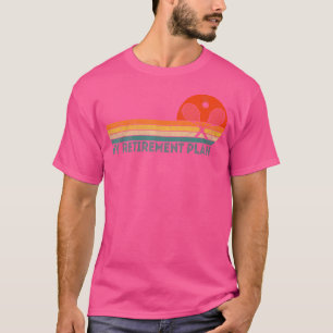T-shirt Tennis Mon Régime De Retraite Funny Tennis Retrait