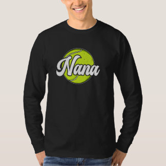 T-shirt Tennis Nana Grandma Nana D'Un Joueur De Tennis Nan