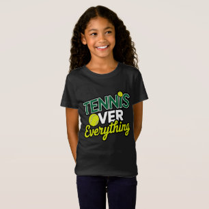 T-Shirt Tennis Over Everything - Design Graphique tennis