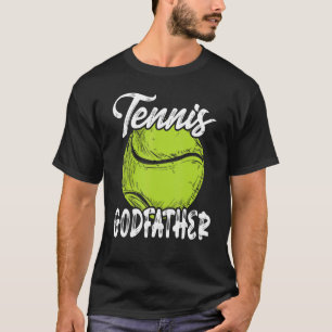 T-shirt Tennis Parrain Hommes Famille Ensemble de jumelage