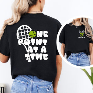 T-shirt Tennis personnalisé pour filles coquettes et migno