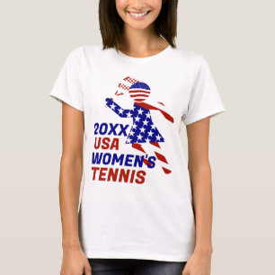 T-shirt TENNIS POUR FEMMES Patriotiques