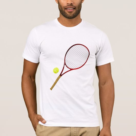 T-shirt Tennis racket and ball (Devant)