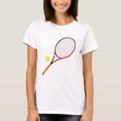 T-shirt Tennis racket and ball (Devant)