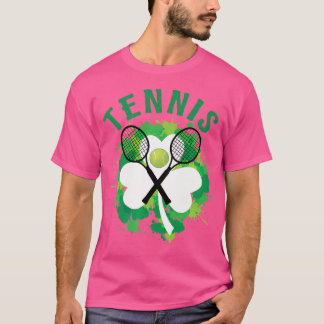 T-shirt Tennis St Patty'S Tennis Irlandais St Patrick'S