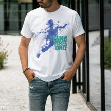 Tennis Vibes Only Grunge Détresse