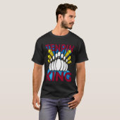 T-shirt Tenpin Bowling King (Devant entier)