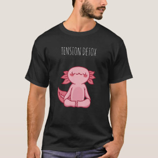 T-shirt Tension Detox Retro Cute YOGA Dragon Designs Prese