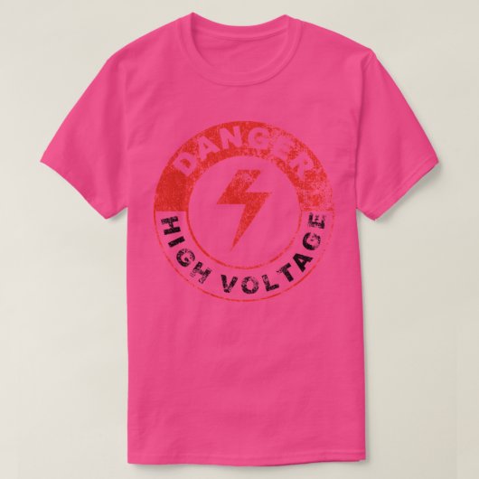 T-SHIRT TENSION ÉLEVÉE DU DANGER (Design devant)