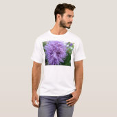 T-shirt Tentacle Spider Violet Flower (Devant entier)