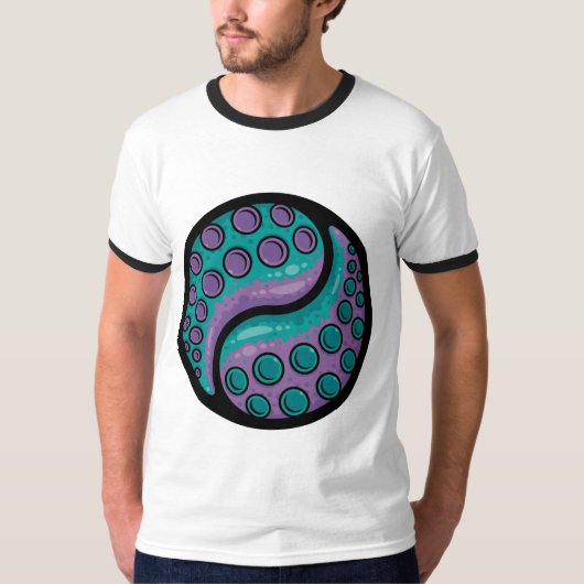 T-shirt Tentacle Yin Yang (Devant)