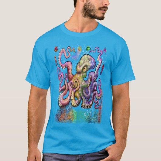 T-shirt Tentacles de pieuvre (Devant)