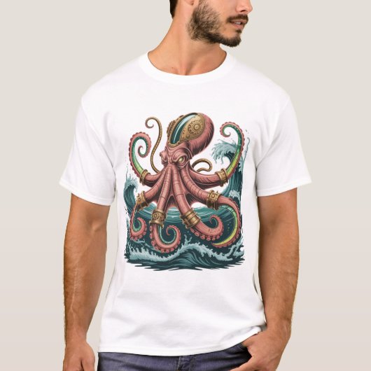 T-Shirt Tentacules Hydro-Punk (Devant)