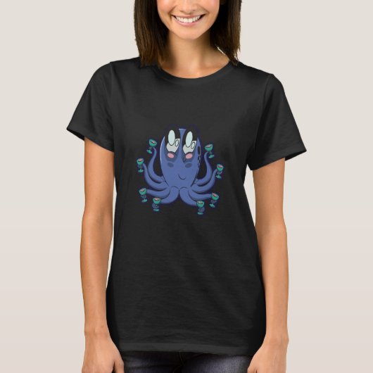 T-shirt tentacules pieuvre (Devant)