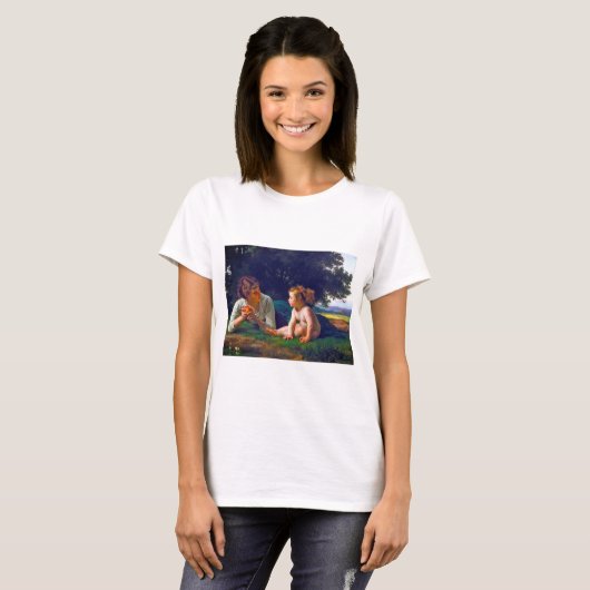 T-shirt Tentation, Bouguereau (Devant entier)