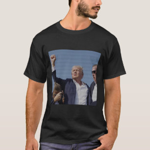 T-shirt Tentative d'assassinat de Trump - Rassemblement de