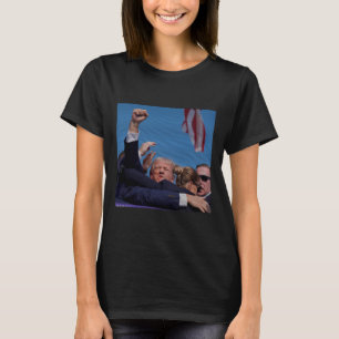 T-shirt Tentative d'assination - Rassemblement de Trump en