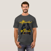 T-shirt Tentative de meurtre de corbeaux noirs (Devant entier)