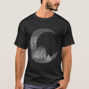 T-shirt Tente vintage sur Mountain Camping Extérieur