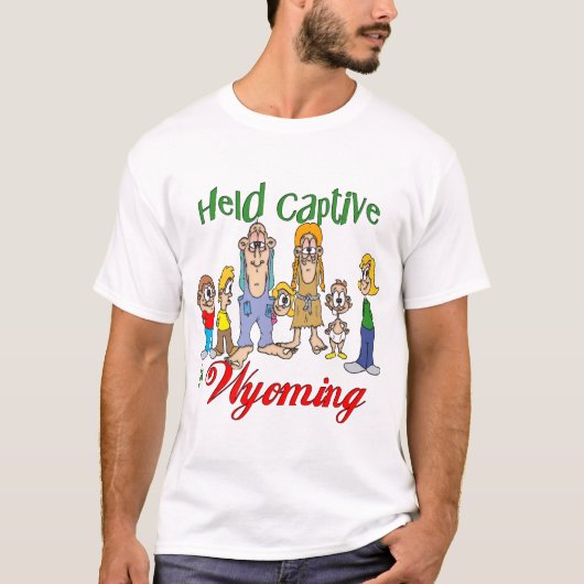 T-shirt Tenu captif dans le Wyoming (Devant)